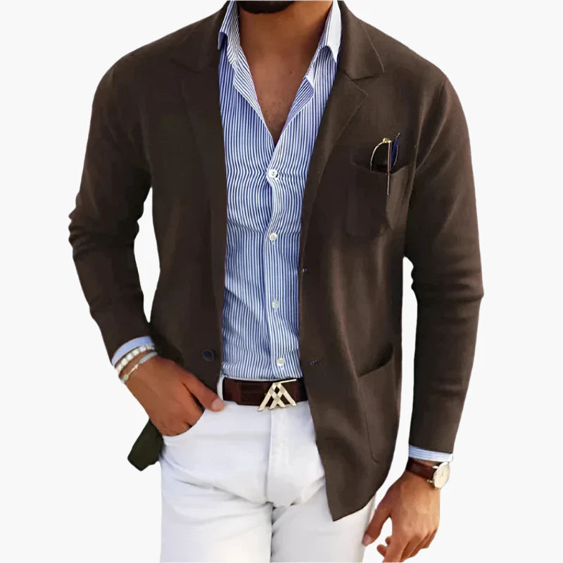 Herren Klassischer Blazer – Eleganter Business & Freizeit Sakko, Modernes Design