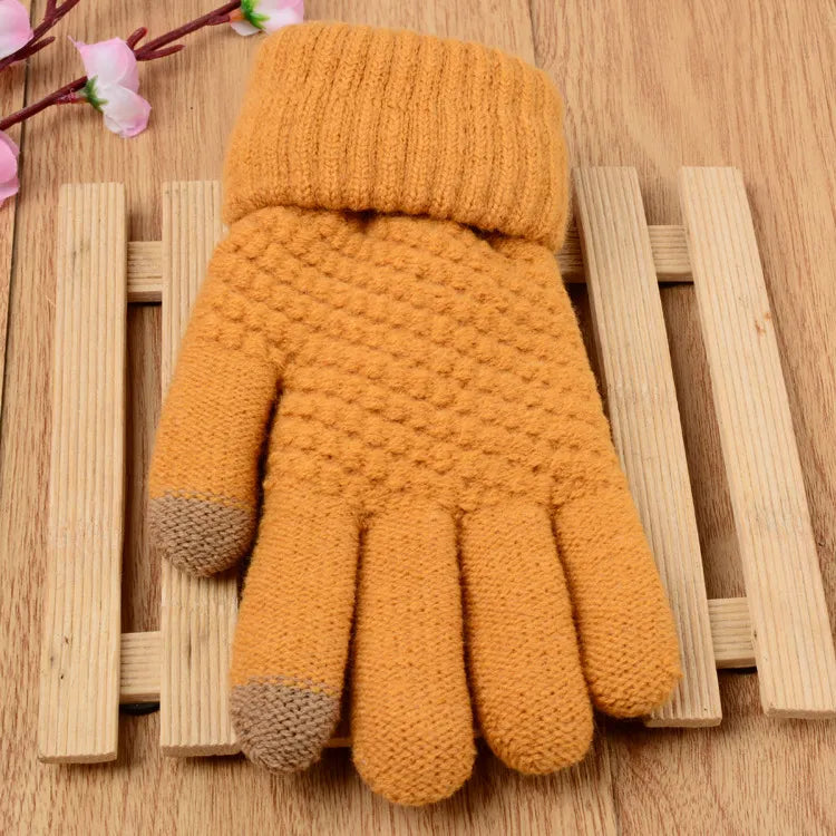 Unisex Strickhandschuhe mit Touchscreen-Funktion