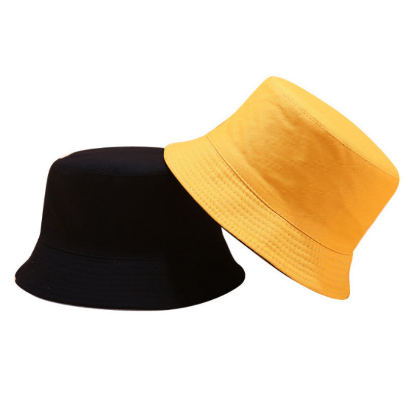 Wende Fischerhut in Schwarz und Farbe – Unisex Sonnenhut