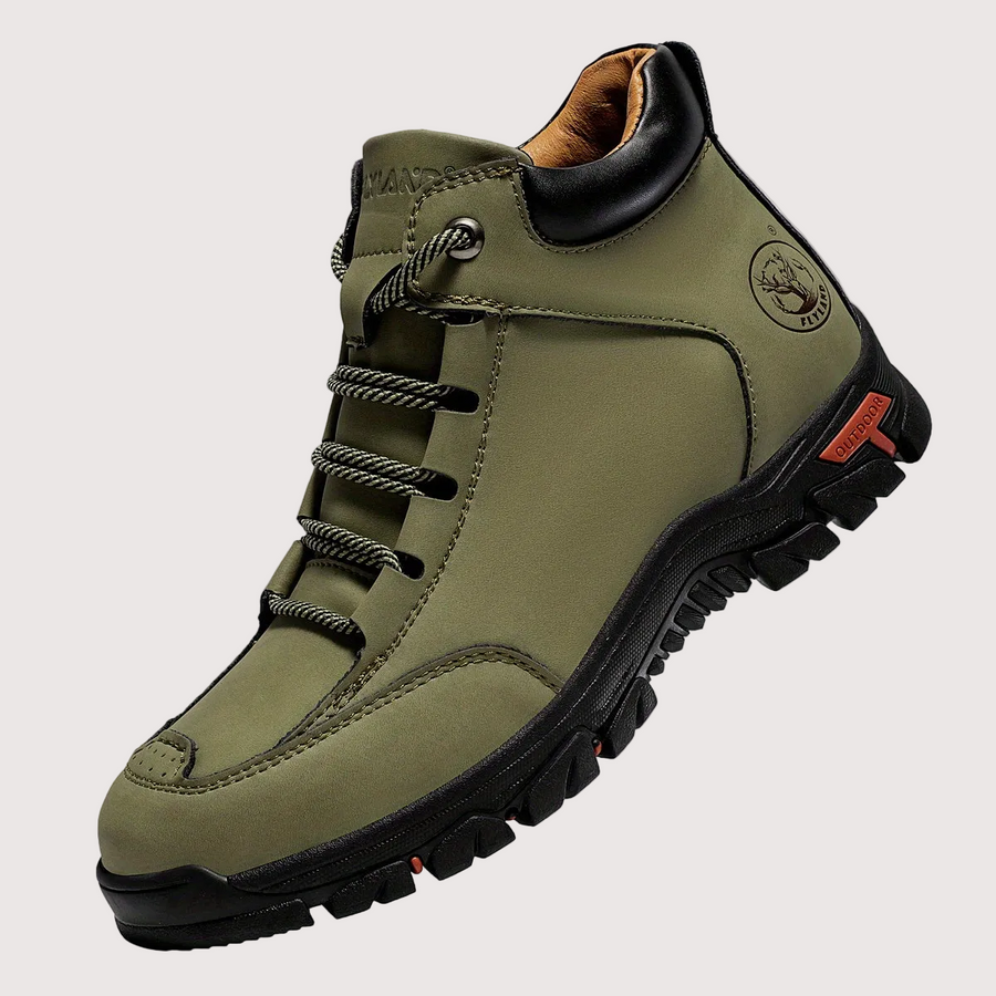Herren Outdoor Stiefel mit Schnürung – Wanderstiefel mit Profilsohle in verschiedenen Farben
