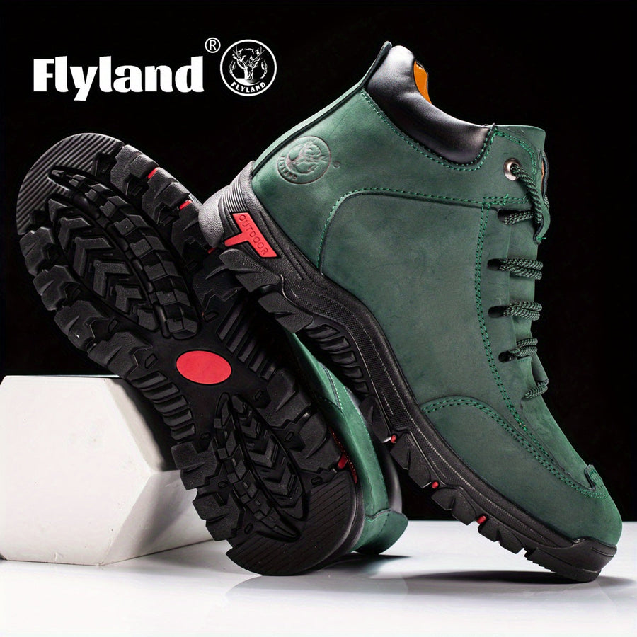 Herren Outdoor Stiefel mit Schnürung – Wanderstiefel mit Profilsohle in verschiedenen Farben