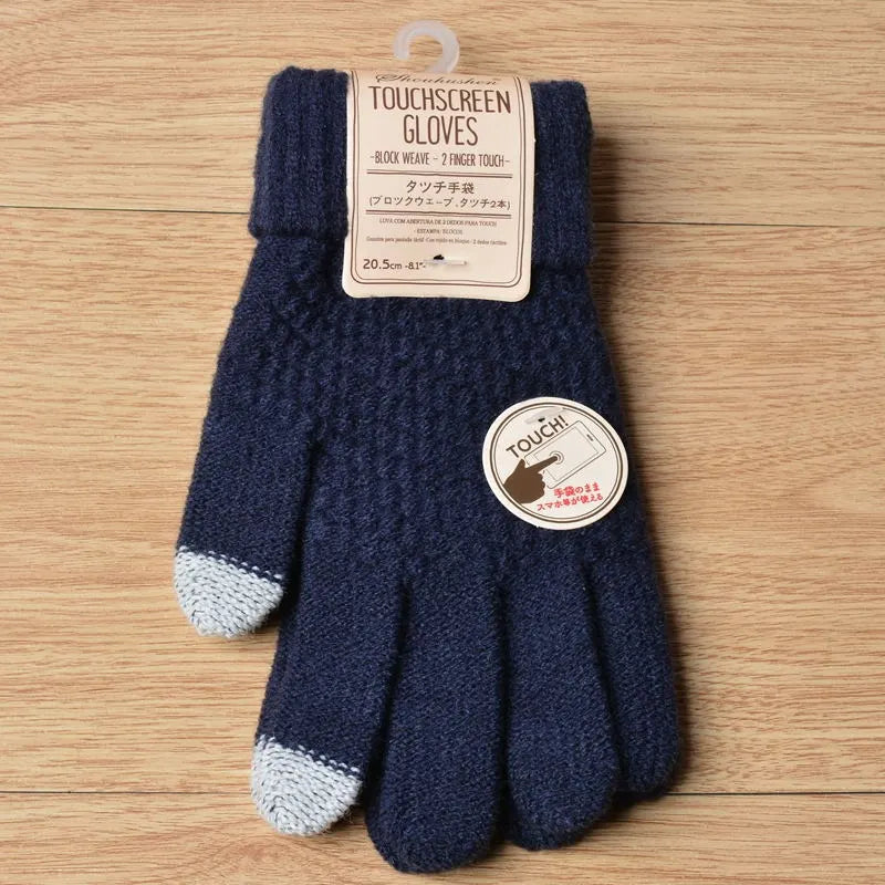 Unisex Strick Touchscreen Handschuhe für Smartphones