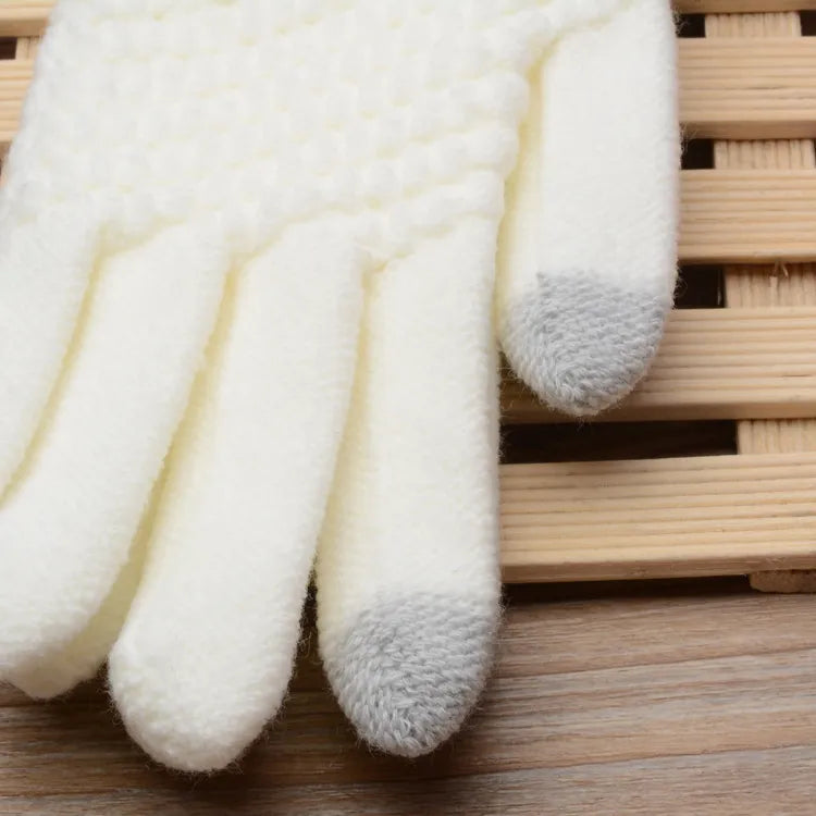 Unisex Strick Touchscreen Handschuhe für Smartphones