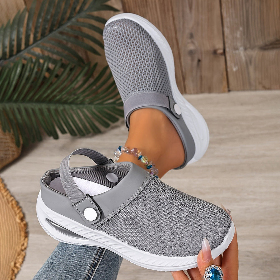 Damen Slip-On Mesh Clogs mit Komfort und sportlichem Design