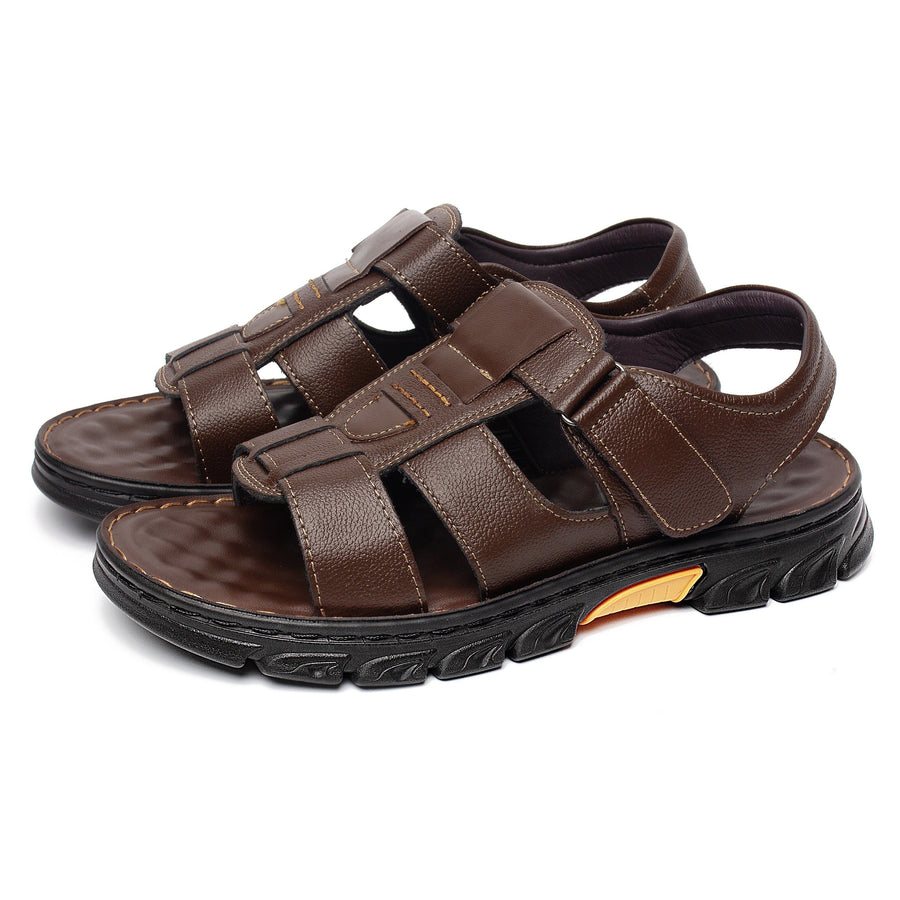 Herren Outdoor Komfortsandalen – Freizeit und Urlaub, Bequeme Gehsandalen mit Klettverschluss