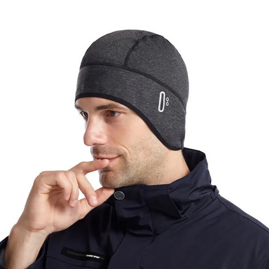 Unisex Wintermütze Radmütze mit Ohrenschutz aus weichem Material