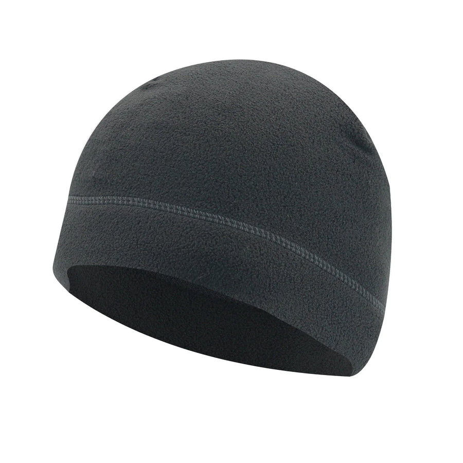 Fleece Beanie Mütze Unisex Warme Wintermütze Schwarz