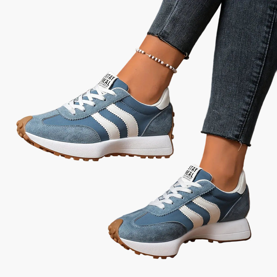 Damen Retro Sneaker im Casual-Stil für Alltag und Freizeit