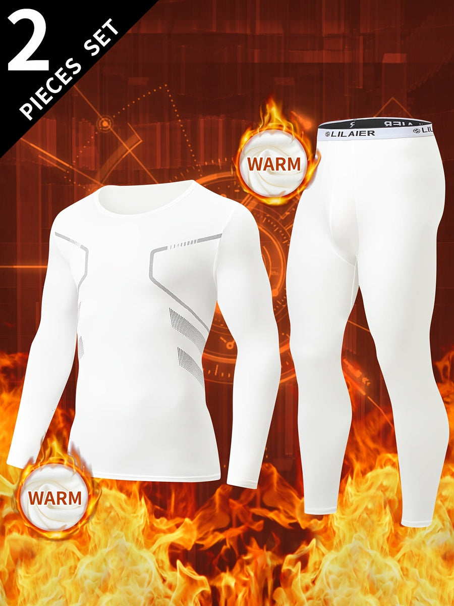 Thermo Unterwäsche Set Herren Langarmshirt & Hose 2-teilig