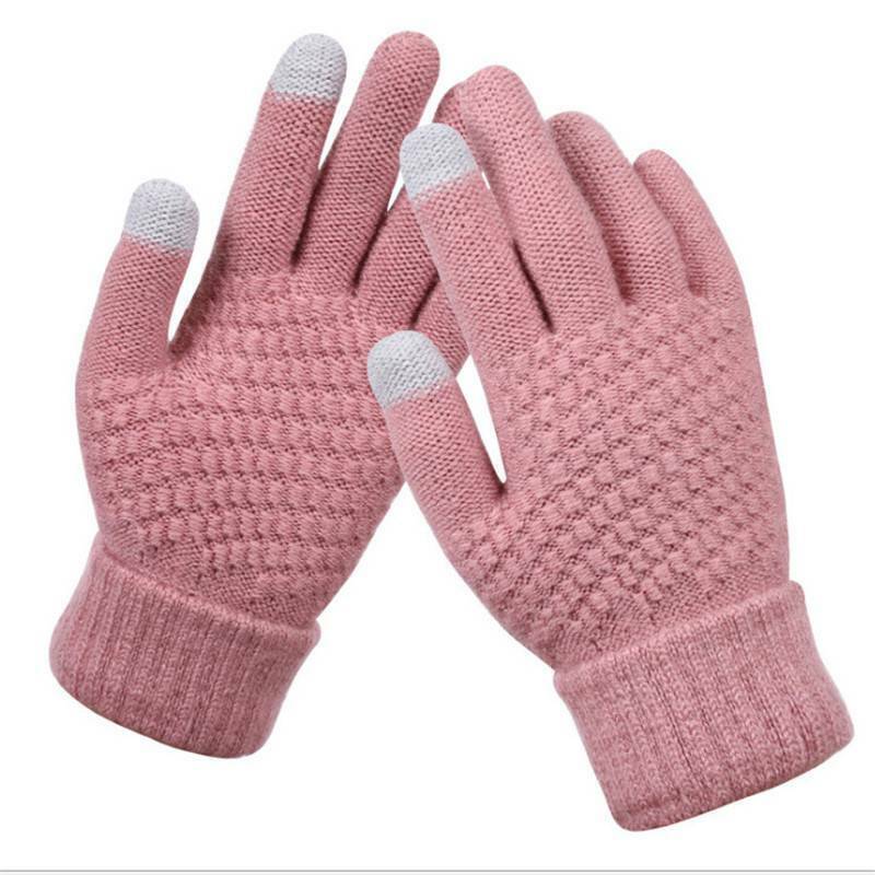 Unisex Strick Touchscreen Handschuhe für Smartphones