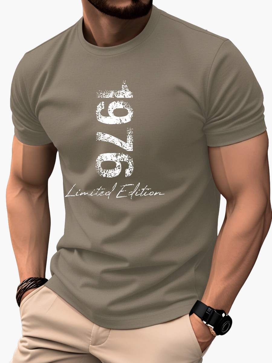Herren T-Shirt 1976 Limited Edition Vintage Stil – Perfekt für Jubiläen und besondere Anlässe