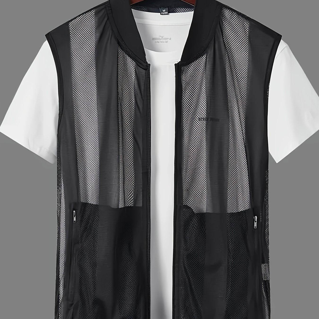 Herren Weste mit Reißverschluss und sportlichem Design – Ideal für Freizeit und Outdoor