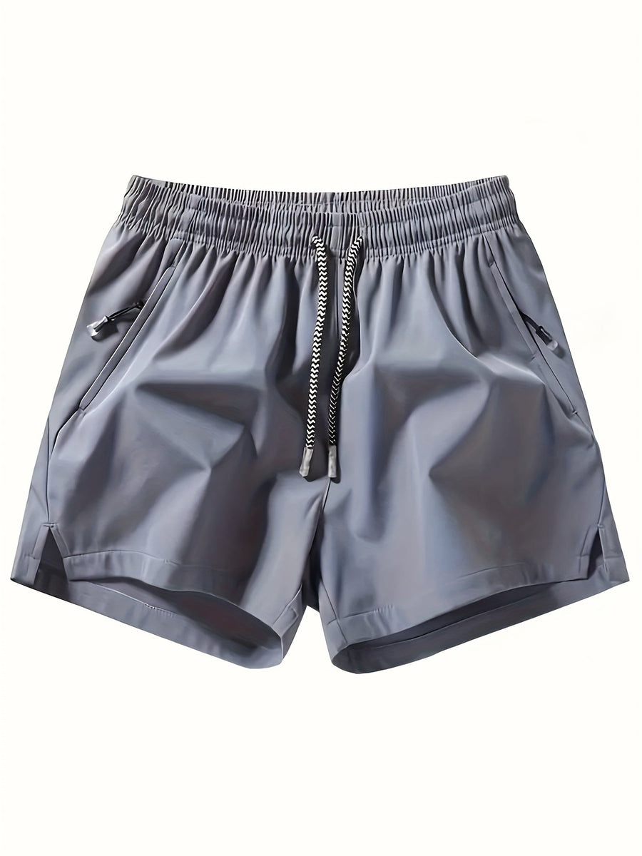 Herren Sportliche Laufshorts mit elastischem Bund und Kordelzug – Ideal für Training und Freizeit