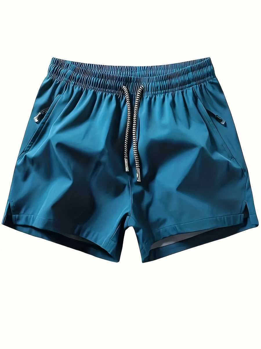Herren Sportliche Laufshorts mit elastischem Bund und Kordelzug – Ideal für Training und Freizeit