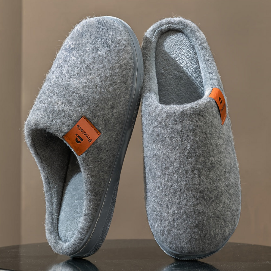 Unisex Hausschuhe Slipper Pantoffeln mit weichem Futter – gemütlich & rutschfest