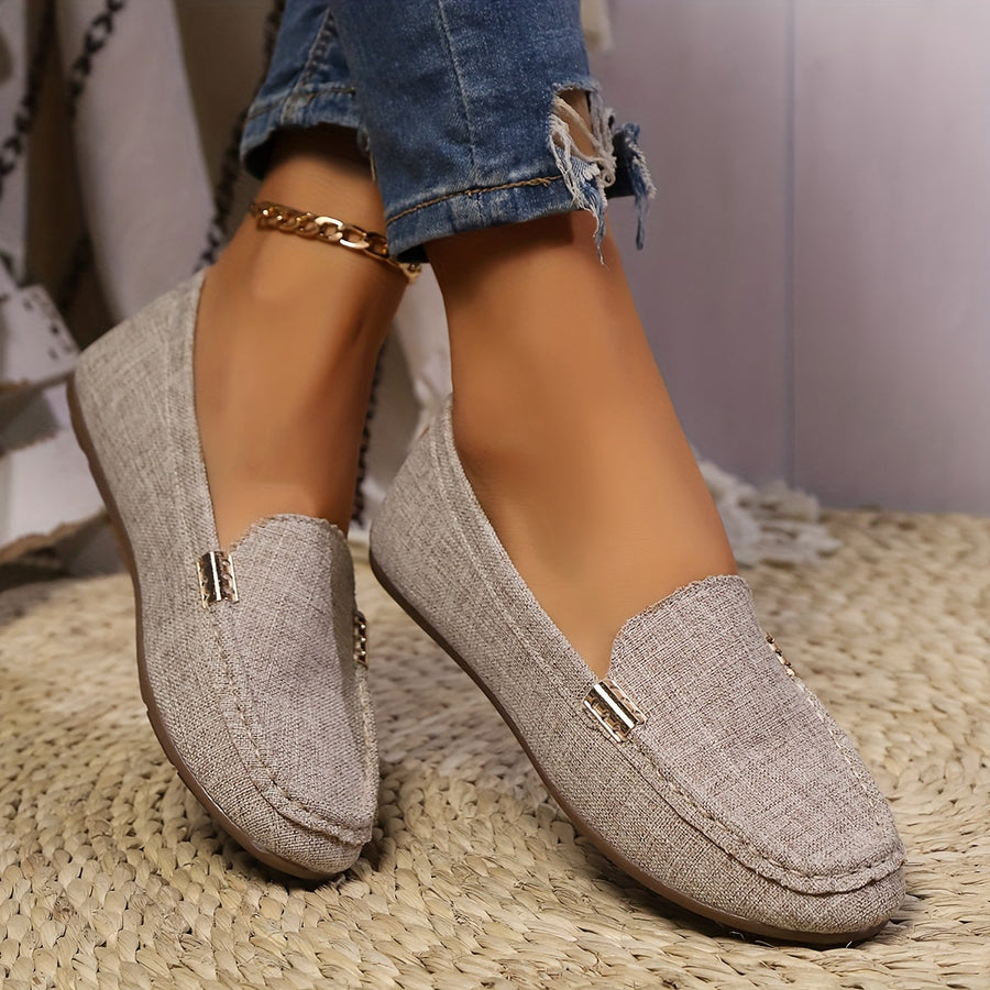 Damen Mokassins Loafer Slip-On Schuhe – Bequemer Freizeitstil für Alltag & Büro