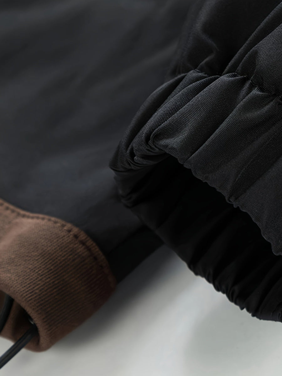 Unisex Jacke mit Kapuze und Reißverschluss, Farbe nach Wahl, Layer-Look, Frühling/Herbst