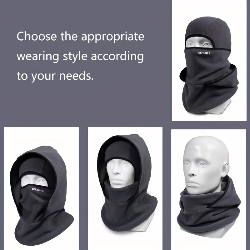 Winter Balaclava Unisex Sturmhaube Fleece Winddicht Warm Multifunktions-Kopfbedeckung
