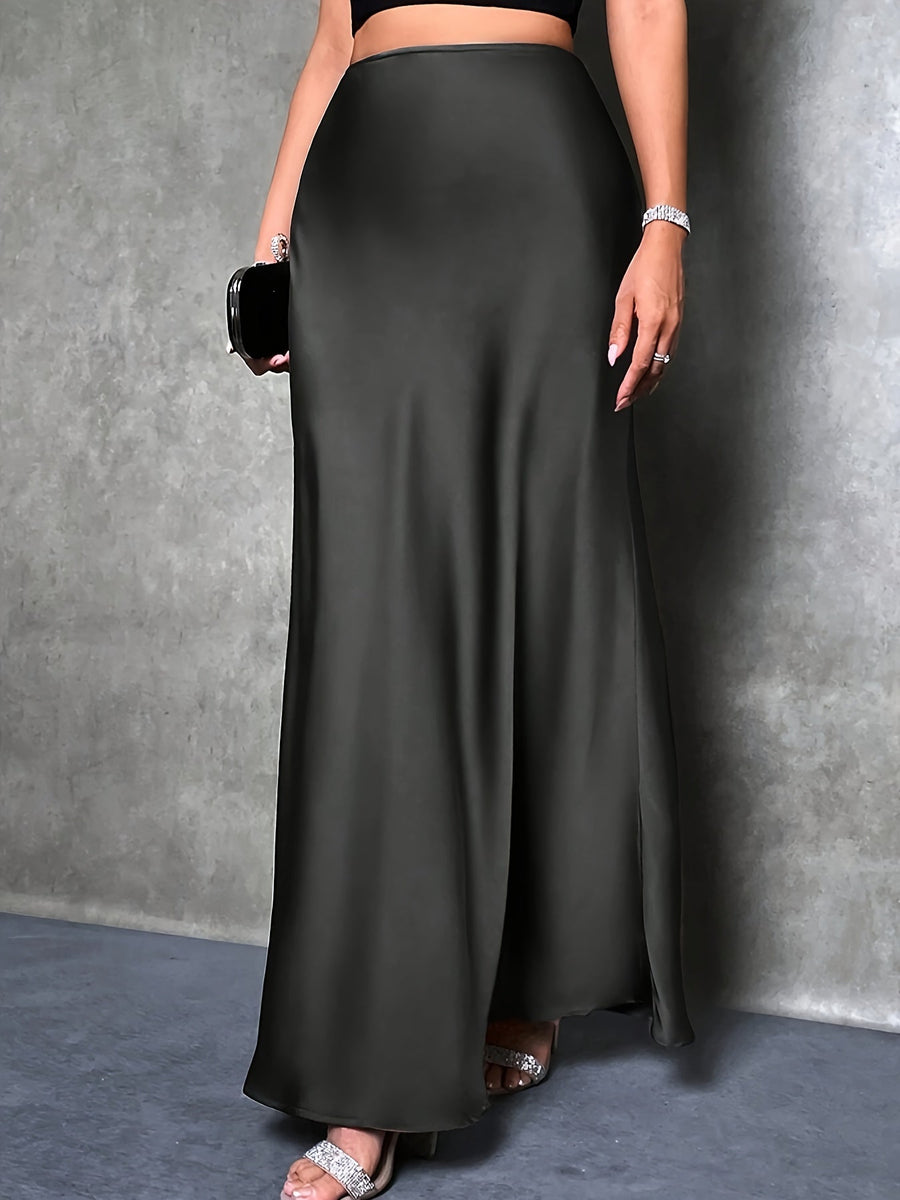 Damen Eleganter Maxirock für festliche Anlässe und Abendmode
