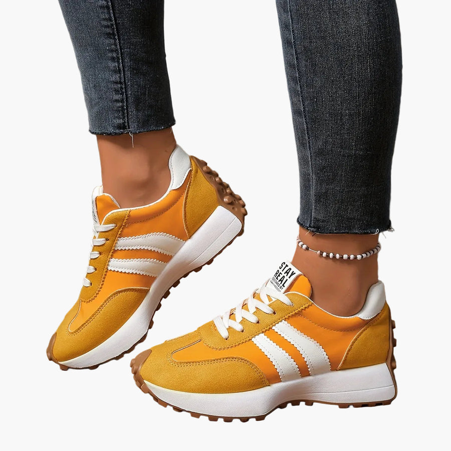 Damen Retro Sneaker im Casual-Stil für Alltag und Freizeit