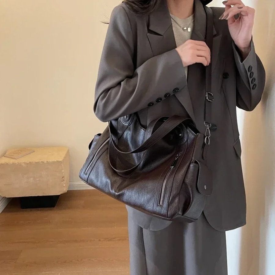 Damen Schultertasche – Modisch, Geräumig, Alltagstauglich – Perfekt für Büro, Freizeit & Reisen