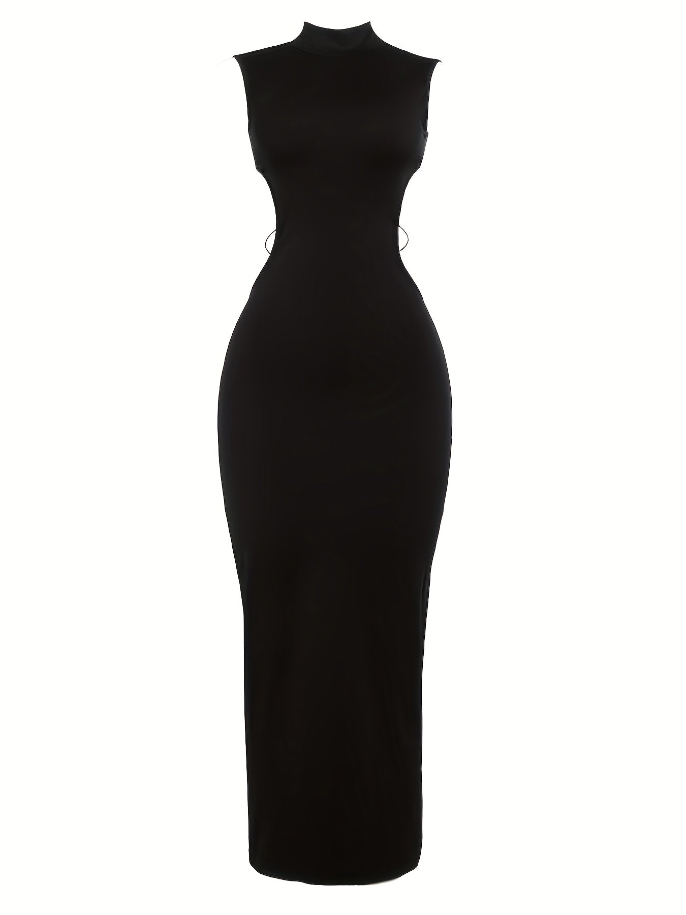 Damen Maxi Cut-Out Abendkleid mit Schnürung – Modernes, Elegantes Partykleid