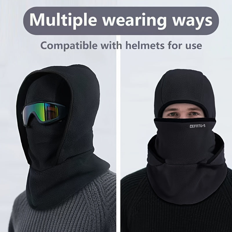Winter Balaclava Unisex Sturmhaube Fleece Winddicht Warm Multifunktions-Kopfbedeckung