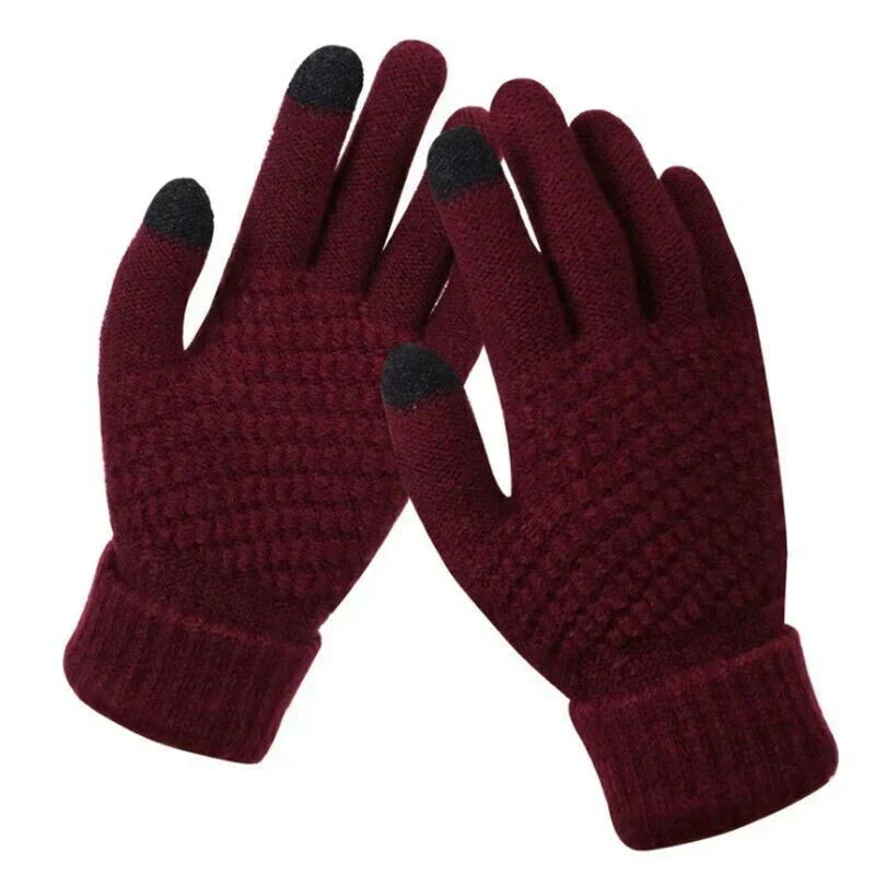 Unisex Strick Touchscreen Handschuhe für Smartphones