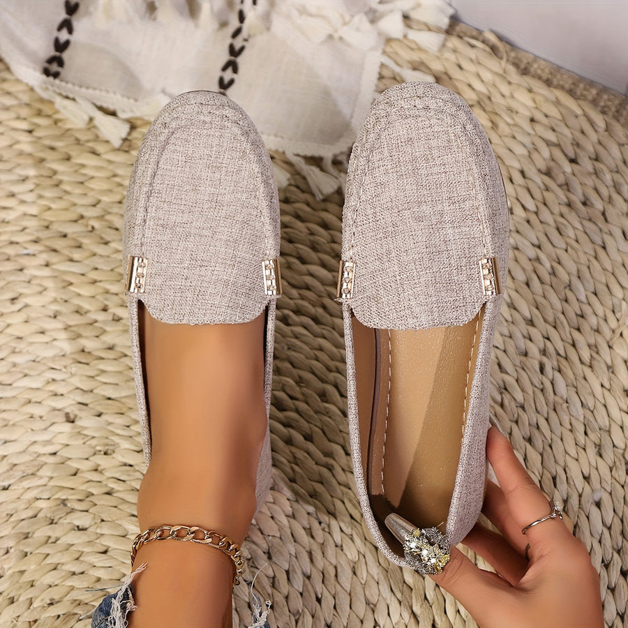 Damen Mokassins Loafer Slip-On Schuhe – Bequemer Freizeitstil für Alltag & Büro