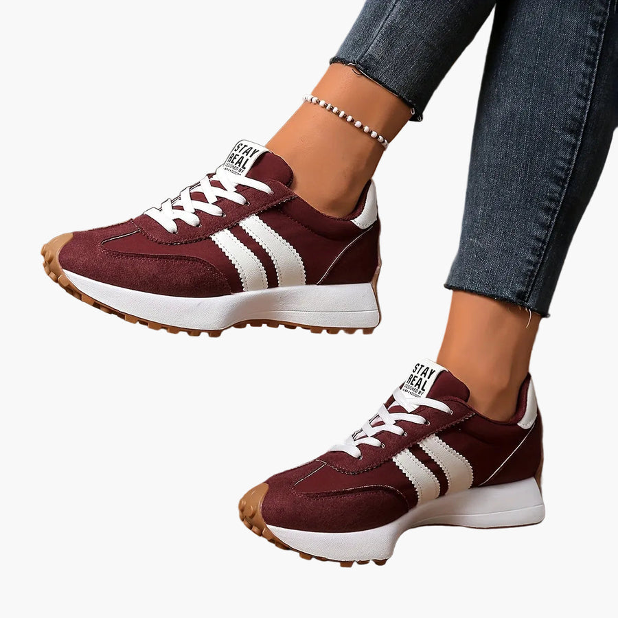 Damen Retro Sneaker im Casual-Stil für Alltag und Freizeit