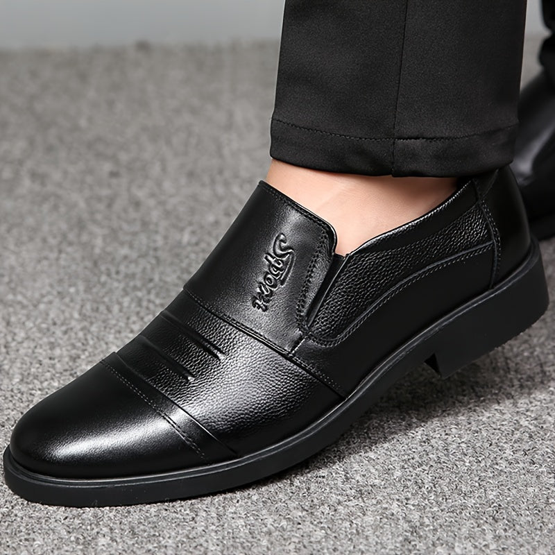 Herren Loafer gefüttert Schwarz/Dunkelbraun, Business Slipper mit Futter