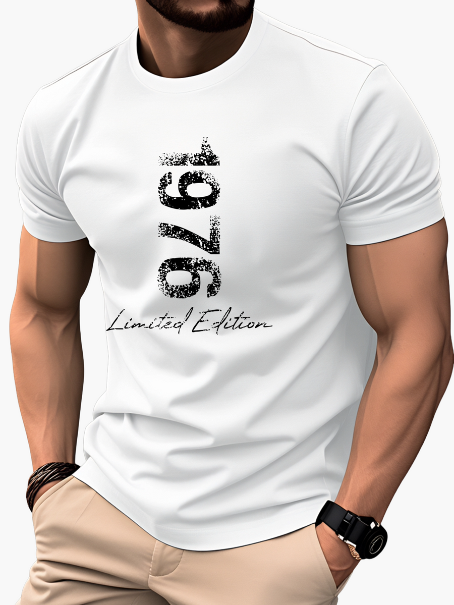 Herren T-Shirt 1976 Limited Edition Vintage Stil – Perfekt für Jubiläen und besondere Anlässe