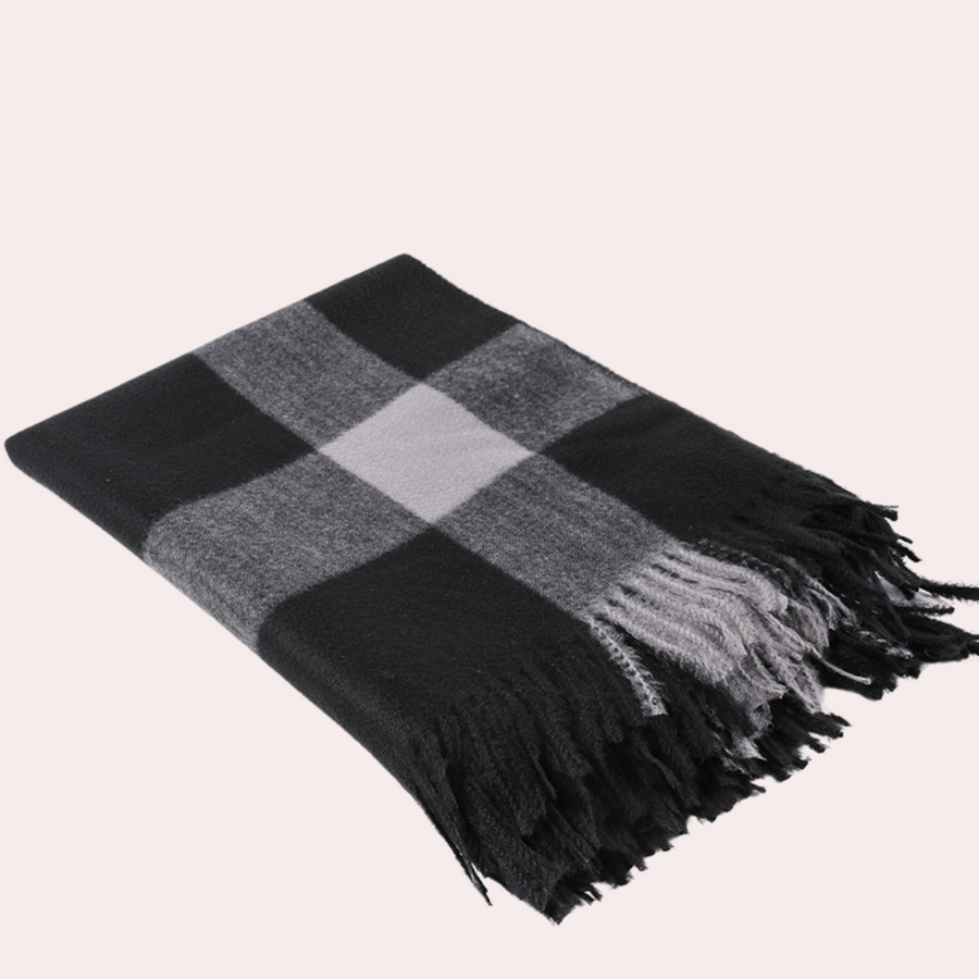 Poncho Umhang mit Fransen und Streifenmuster für Damen, Einheitsgröße