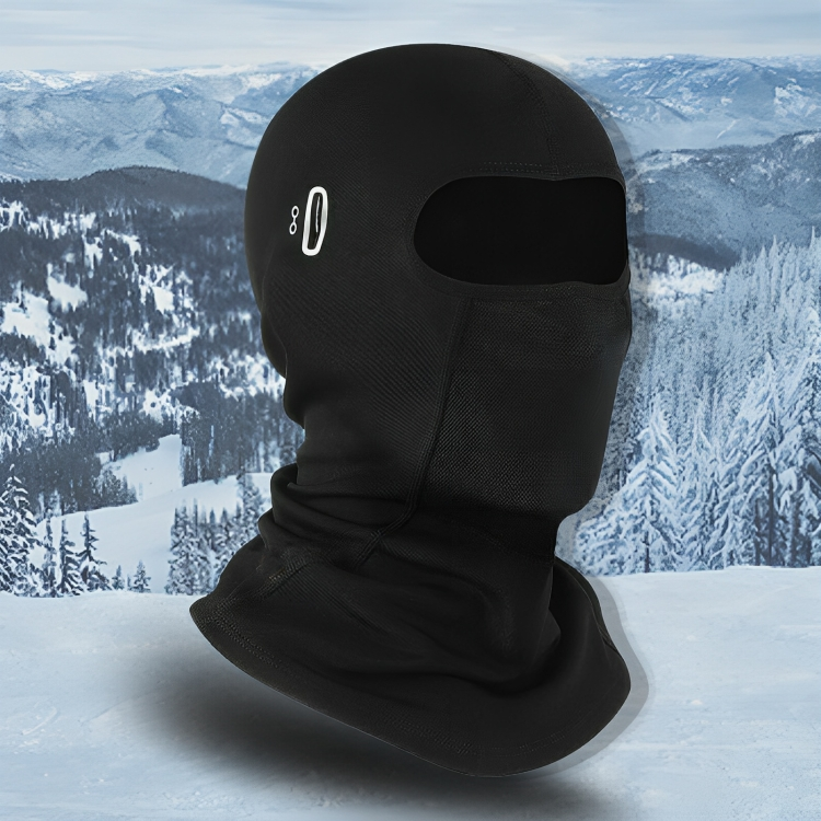 Schwarze Sturmhaube Balaclava mit Netzbereich Winter Outdoor