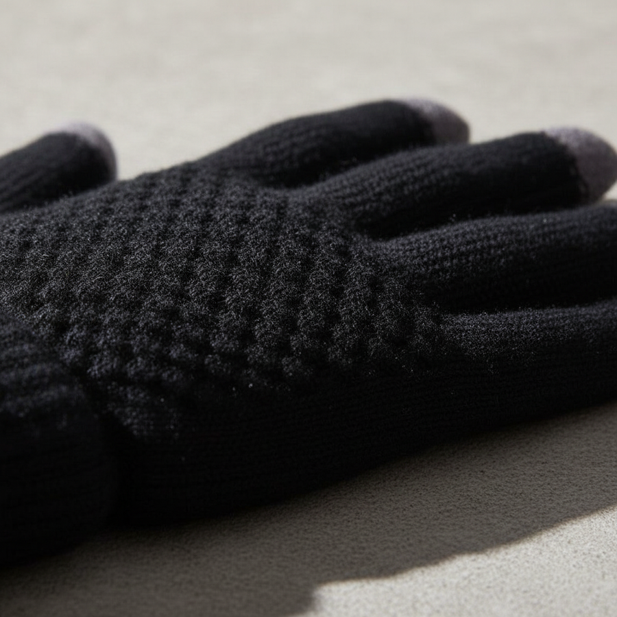Damen Strickhandschuhe mit Touchscreen-Funktion