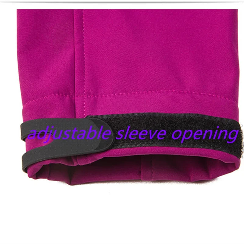 Damen Softshelljacke mit Kapuze und Reißverschlusstaschen - Outdoor-Sportjacke