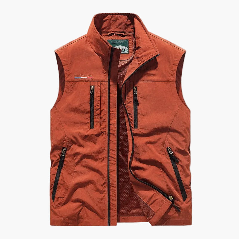 Herren Outdoor Frachtweste – Ärmellose Wanderweste für Freizeit & Abenteuer