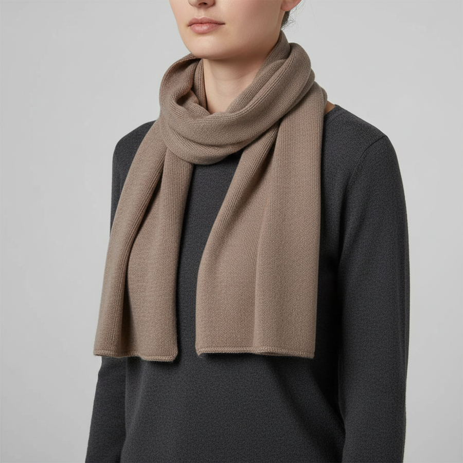 Gerippter Schal aus weichem Material für Damen und Herren