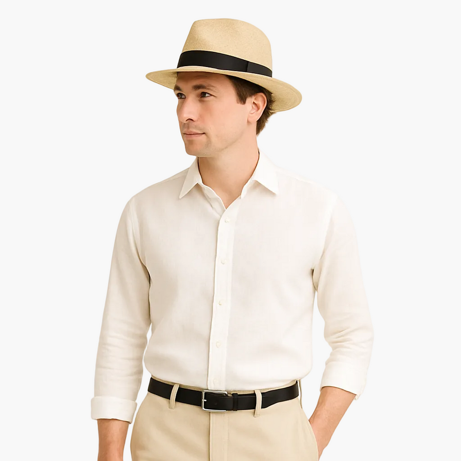 Herren Panama Hut – Klassischer Sommerhut für stilvolle Freizeit- und Reise-Outfits