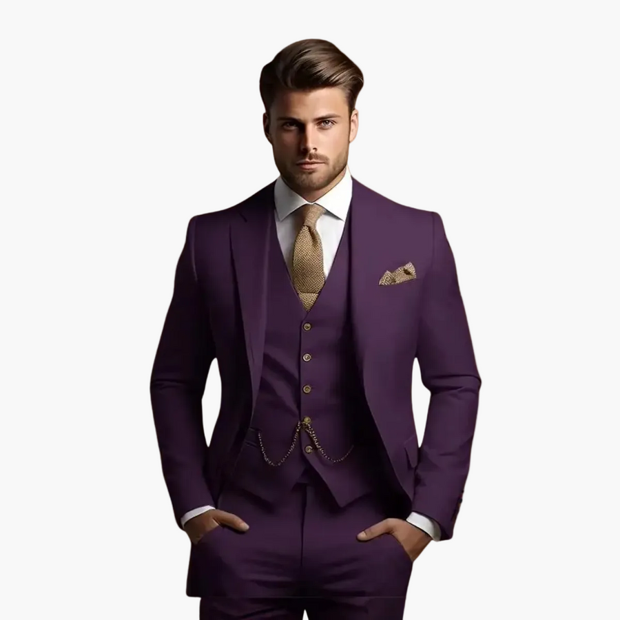 Herren Anzug Drei-teilig Slim Fit – Eleganter Business & Hochzeitsanzug für festliche Anlässe