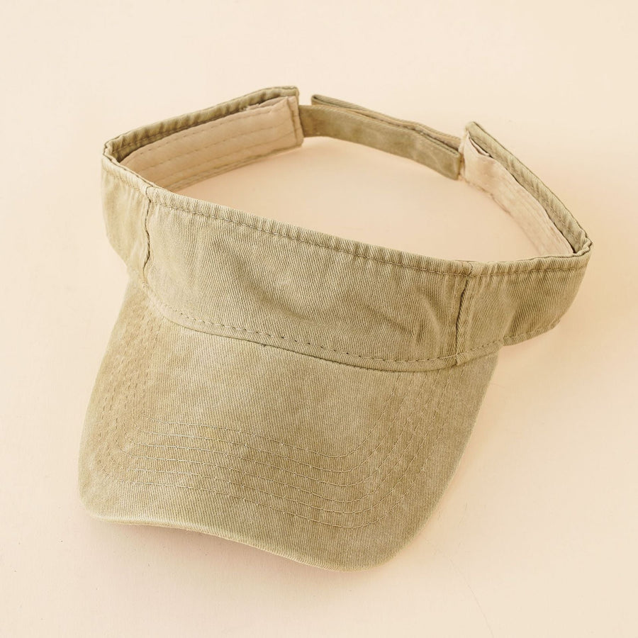 Unisex Visor Cap mit verstellbarem Riemen in verschiedenen Farben