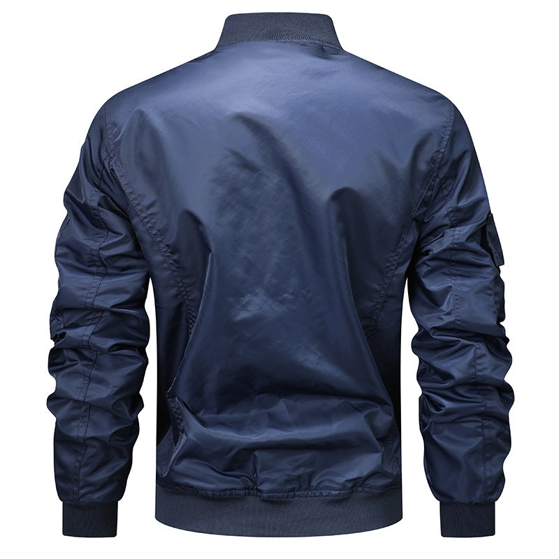 Herren Bomberjacke mit zahlreichen Utility-Taschen und Reißverschluss