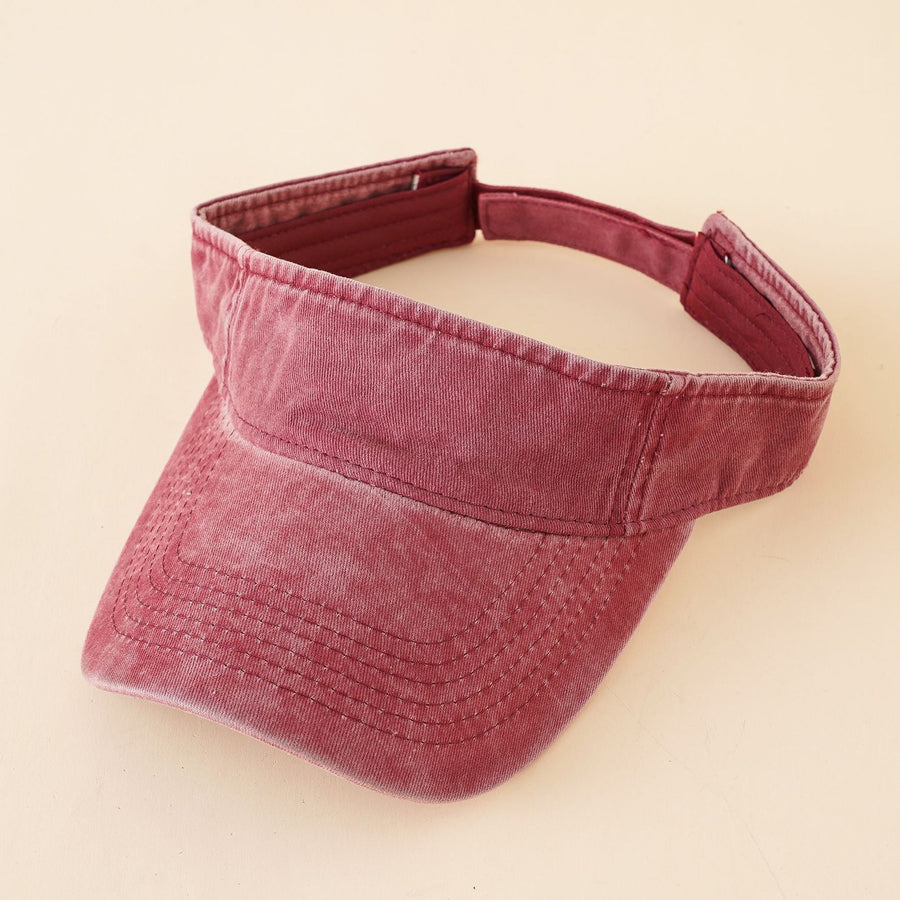 Unisex Visor Cap mit verstellbarem Riemen in verschiedenen Farben