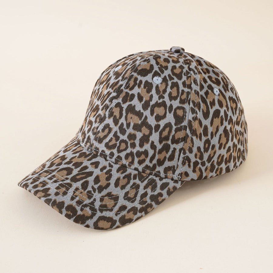 Baseballpet met luipaardpatroon, verstelbaar, dierenprint