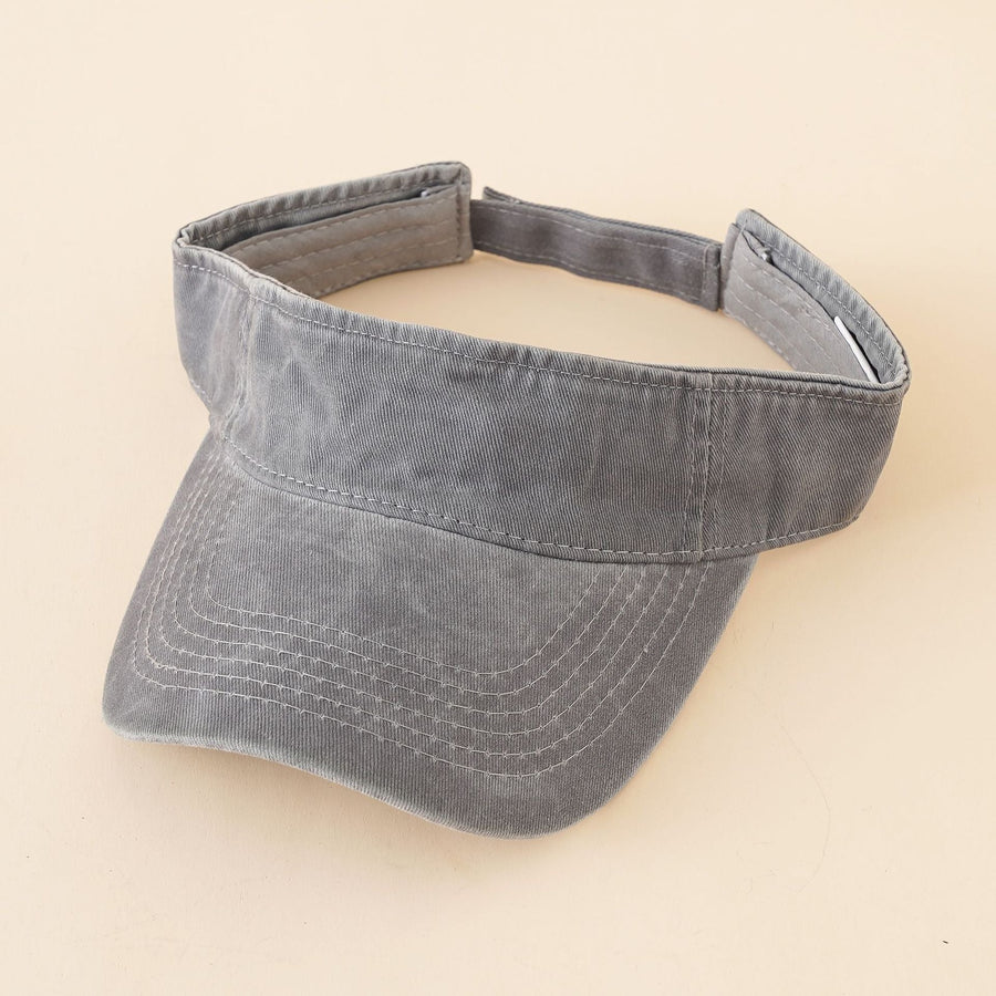 Unisex Visor Cap mit verstellbarem Riemen in verschiedenen Farben