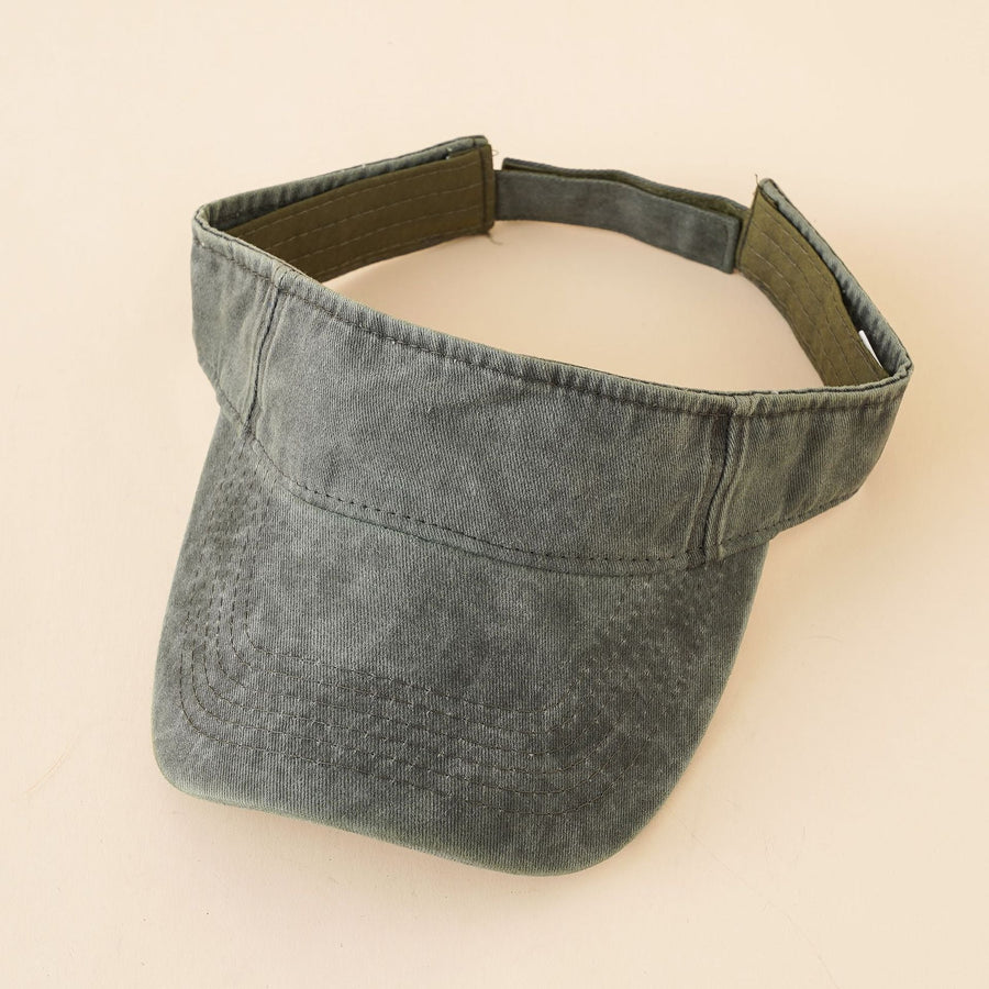 Unisex Visor Cap mit verstellbarem Riemen in verschiedenen Farben