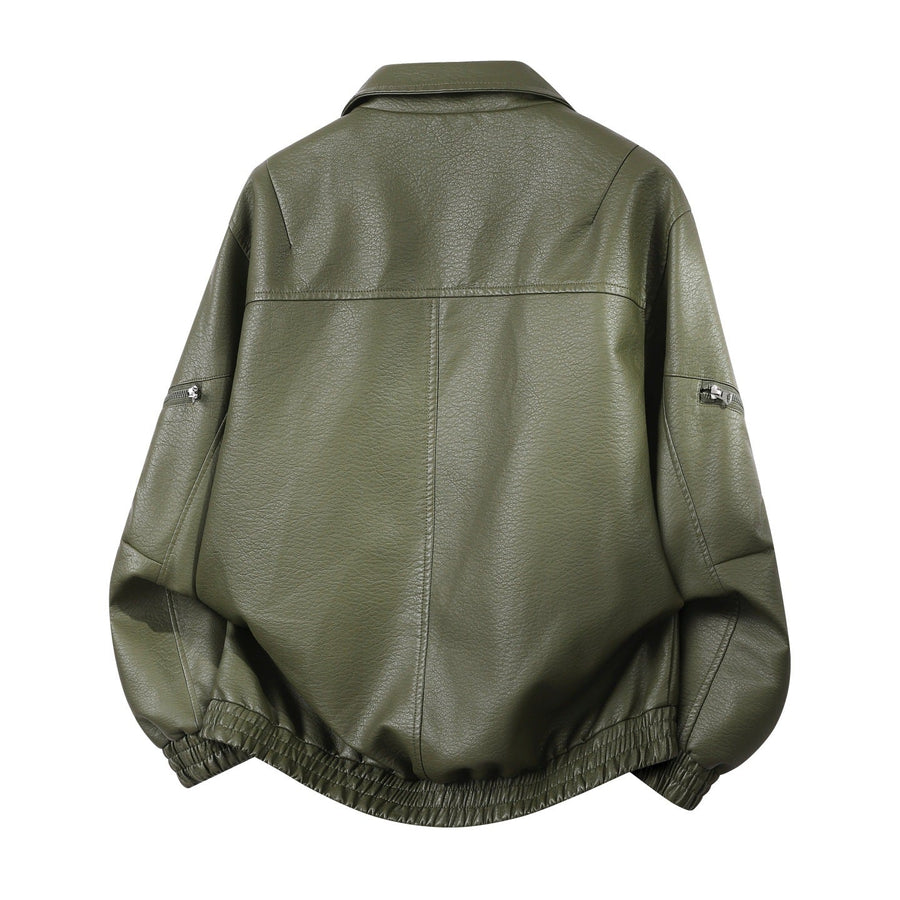Unisex bomberjack met kraag en ritssluiting