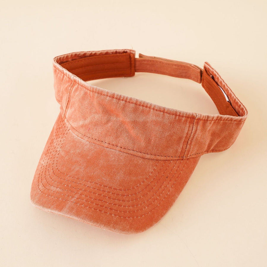 Unisex Visor Cap mit verstellbarem Riemen in verschiedenen Farben