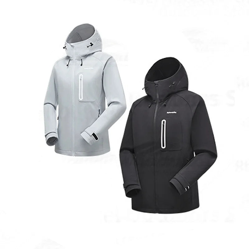 Wandeljas met capuchon voor outdooractiviteiten