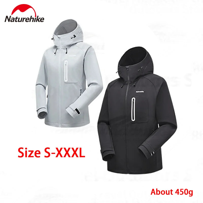Wanderjacke mit Kapuze für Outdoor-Aktivitäten